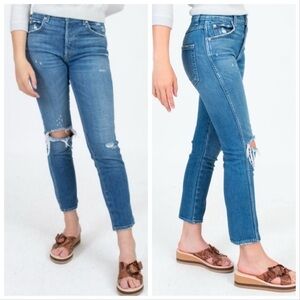 AMO High Rise Babe Jeans
